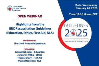 Highlights from the ERC Resuscitation Guidelines (Education, Ethics, First Aid, NLS)